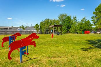 Leash free bark park at hawthorne at lily flagg in huntsville, al